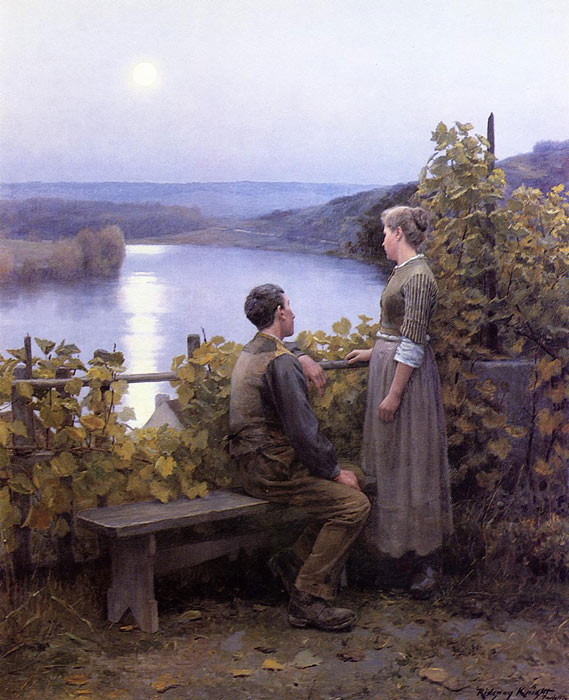 Summer Evening by Daniel Ridgway Knight, 1897